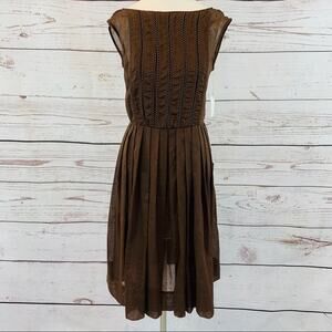 Betty Hartford vintage new with tags brown dress